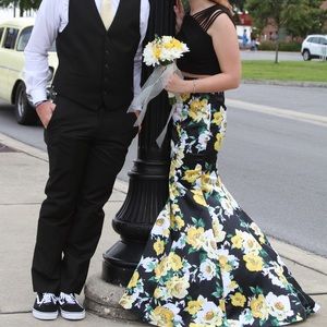 Two Piece Prom Dress